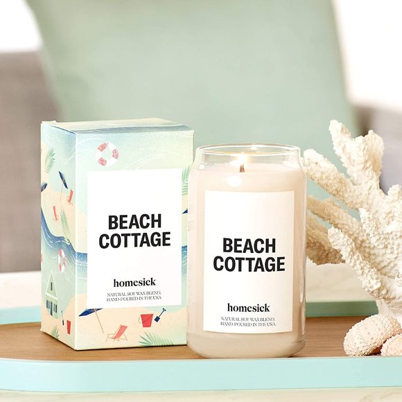 Homesick Premium Scented Candle - Beach Cottage - Picture 6 of 6